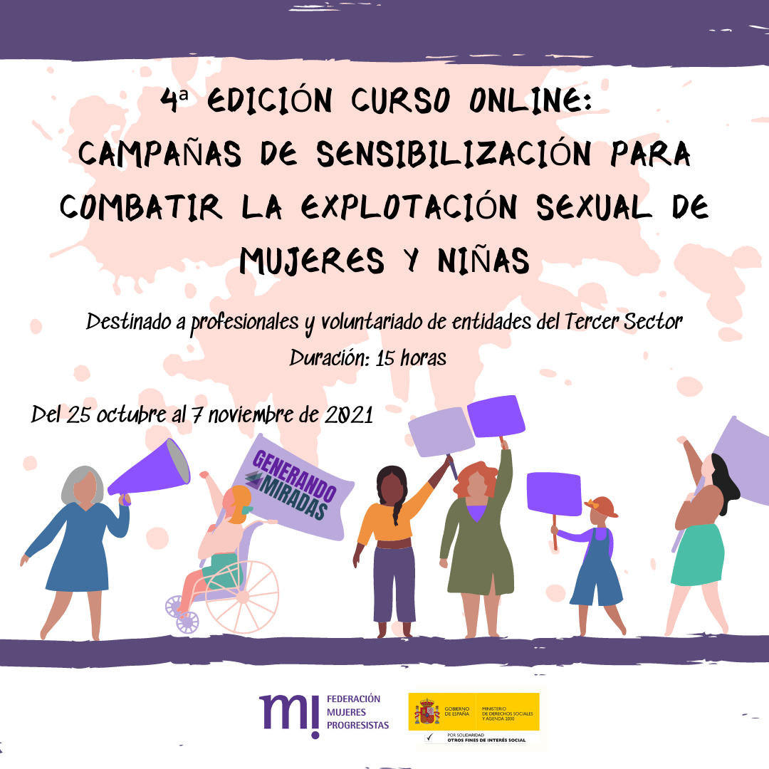 Course Image 4ª edición: Campañas de sensibilización para combatir la explotación sexual de mujeres y niñas