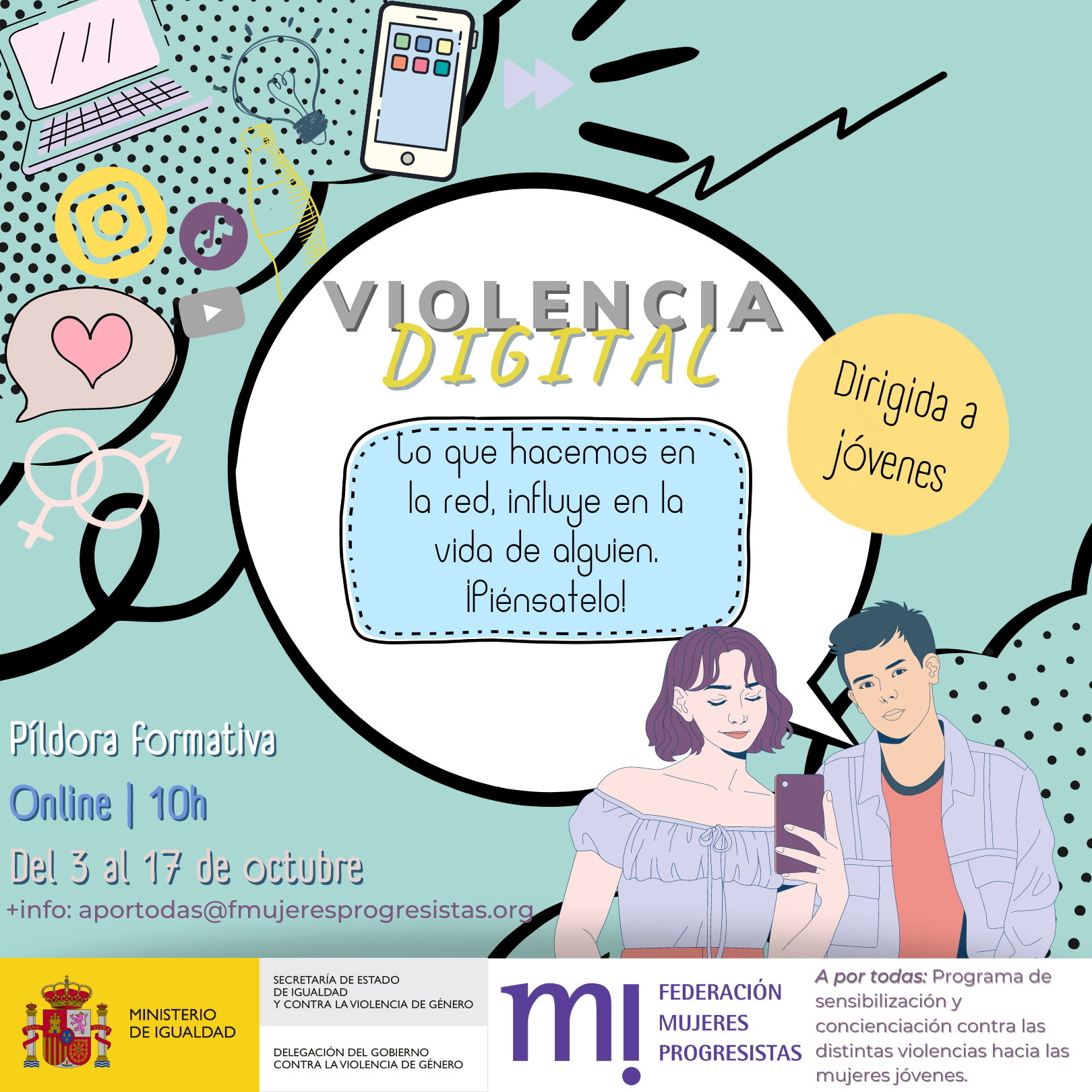 Course Image Píldora formativa para jóvenes: Violencia digital