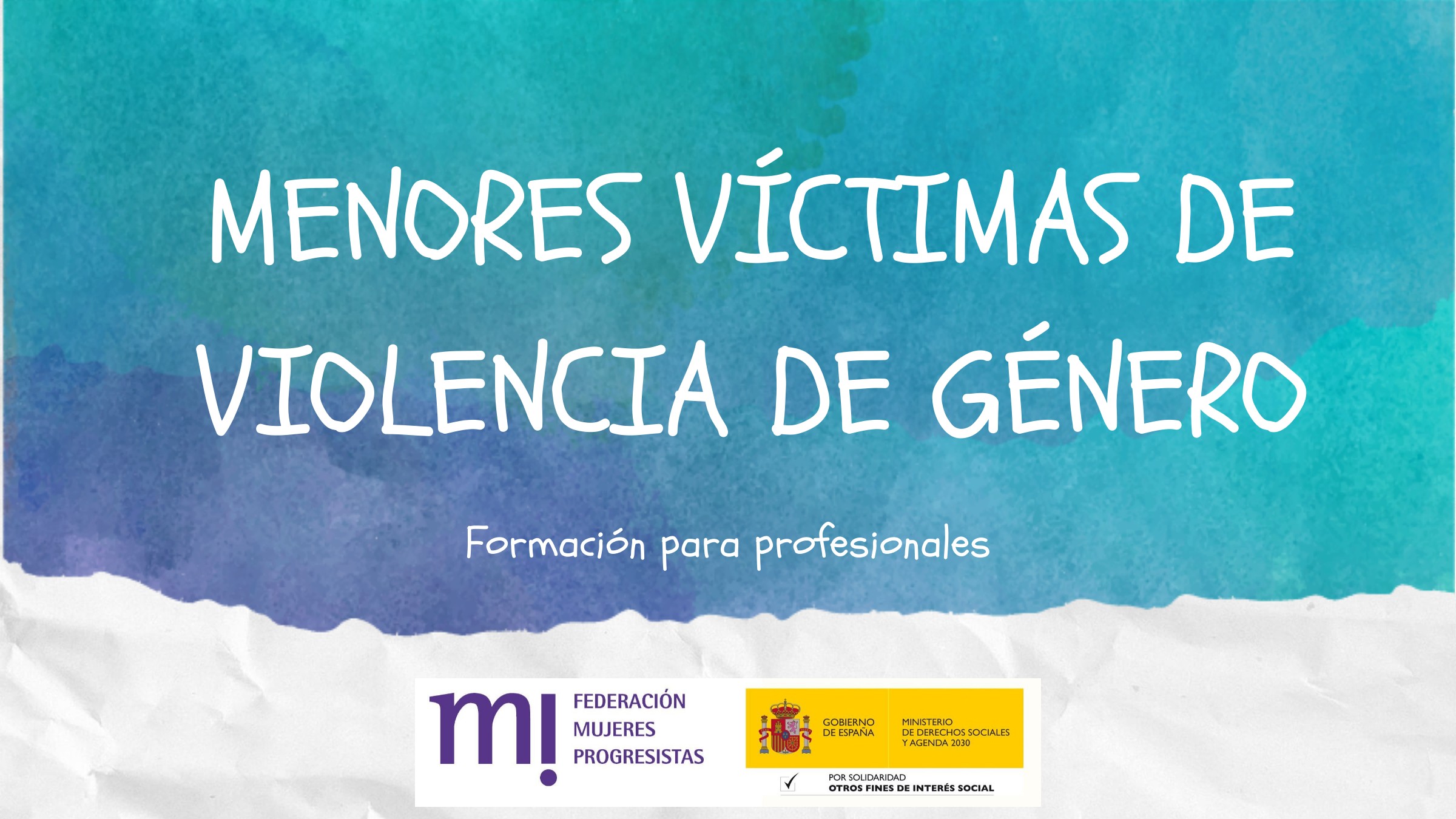 Course Image MENORES VÍCTIMAS DE VIOLENCIA DE GÉNERO