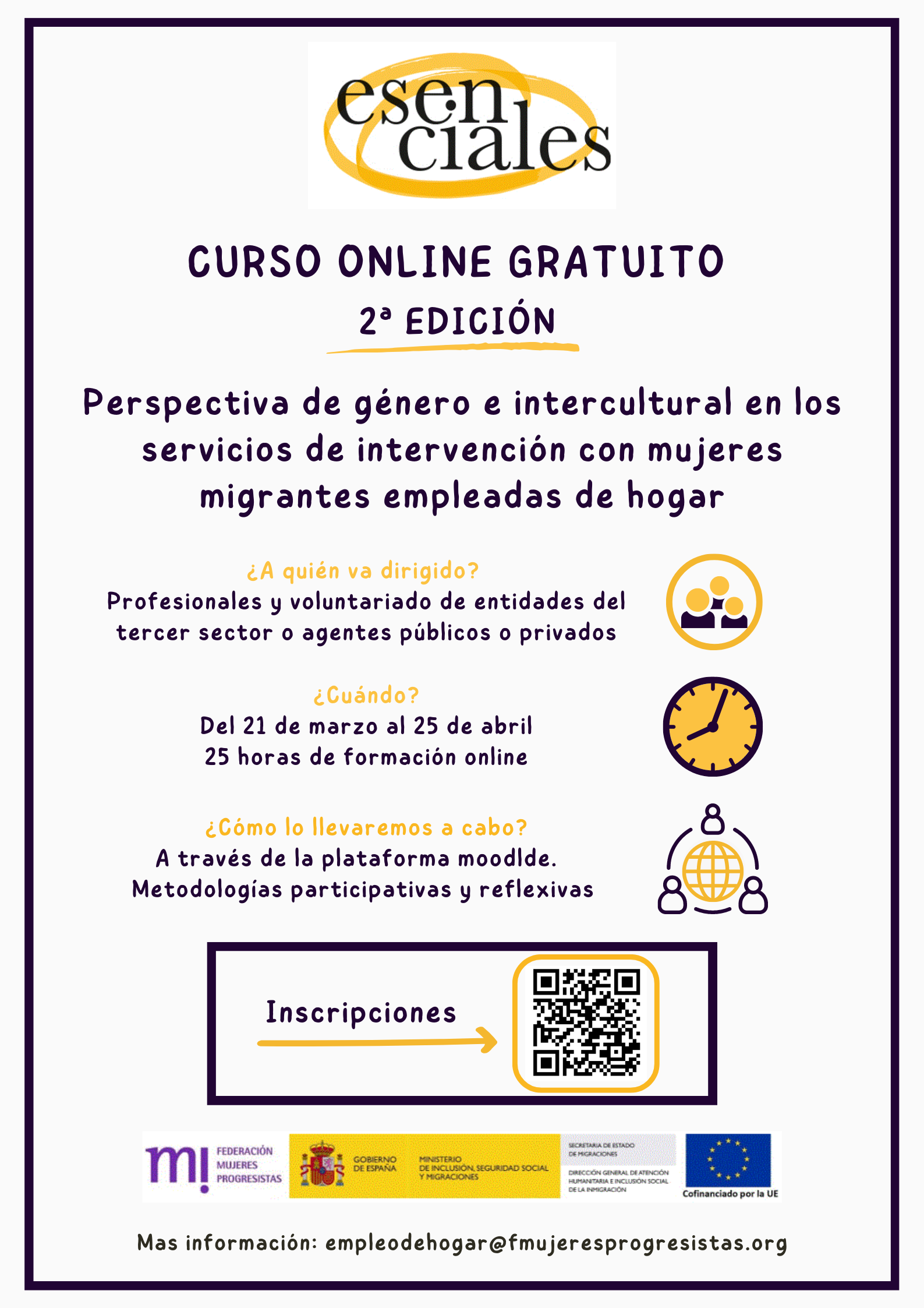 Course Image 2ª Edición: Perspectiva de género e intercultural en los servicios de intervención con mujeres migrantes empleadas de hogar